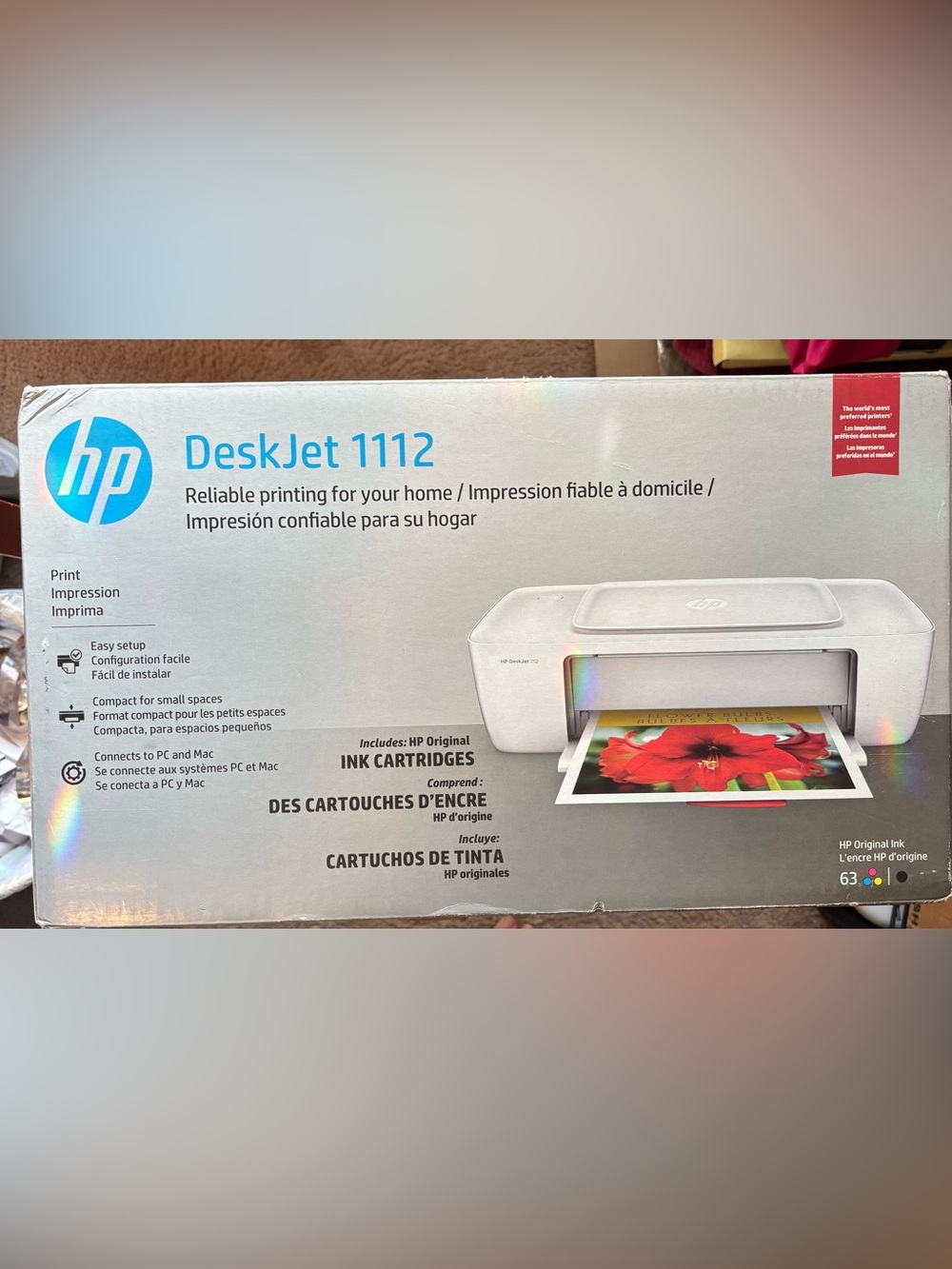 HP DeskJet 1112 Compact Printer. NIB